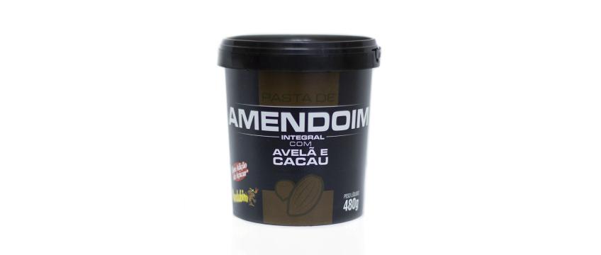 Pasta de amendoim com avelã e cacau