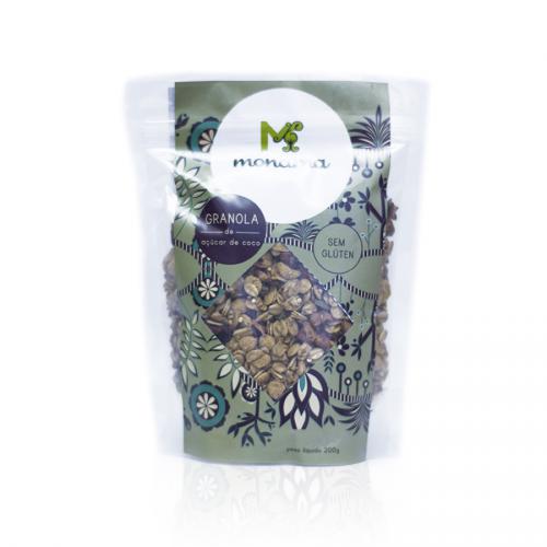 Granola com açúcar de coco